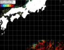 NOAA人工衛星画像:黒潮域, パス=20251022 23:50 UTC