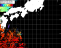 NOAA人工衛星画像:黒潮域, パス=20251025 12:09 UTC