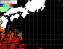NOAA人工衛星画像:黒潮域, 1日合成画像(2025/10/25UTC)