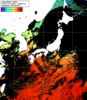 NOAA人工衛星画像:日本全域, 1日合成画像(2025/10/26UTC)