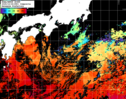 NOAA人工衛星画像:黒潮域, 1日合成画像(2025/10/26UTC)