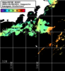 NOAA人工衛星画像:神奈川県近海, 1日合成画像(2025/10/28UTC)
