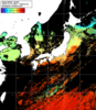 NOAA人工衛星画像:日本全域, 1日合成画像(2025/11/01UTC)