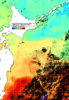 NOAA人工衛星画像:親潮域, 1週間合成画像(2025/11/01～2025/11/07UTC)