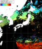 NOAA人工衛星画像:日本全域, 1日合成画像(2025/11/12UTC)