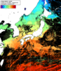 NOAA人工衛星画像:日本全域, 1日合成画像(2025/11/15UTC)