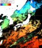 NOAA人工衛星画像:日本全域, 1日合成画像(2025/11/24UTC)
