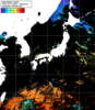 NOAA人工衛星画像:日本全域, 1日合成画像(2025/12/13UTC)