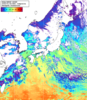 NOAA人工衛星画像:日本全域, 1日合成画像(2026/01/26UTC)