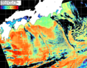 NOAA人工衛星画像:黒潮域, パス=20260304 11:20 UTC