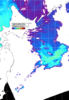 NOAA人工衛星画像:親潮域, パス=20260326 10:00 UTC