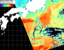NOAA人工衛星画像:黒潮域, パス=20260408 10:30 UTC