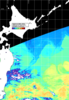 NOAA人工衛星画像:親潮域, パス=20260414 10:00 UTC