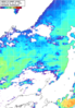 NOAA人工衛星画像:日本海, パス=20260414 12:20 UTC