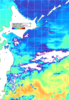 NOAA人工衛星画像:親潮域, 1日合成画像(2026/04/15UTC)
