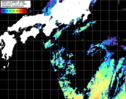 NOAA人工衛星画像:黒潮域, パス=20260507 11:00 UTC