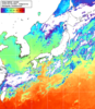 NOAA人工衛星画像:日本全域, 1日合成画像(2026/05/08UTC)