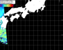 NOAA人工衛星画像:黒潮域, パス=20260510 12:50 UTC