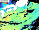 NOAA人工衛星画像:黒潮域, パス=20260515 00:20 UTC