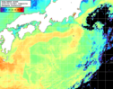 NOAA人工衛星画像:黒潮域, 1日合成画像(2026/05/16UTC)