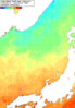 NOAA人工衛星画像:日本海, 1週間合成画像(2026/05/19～2026/05/25UTC)