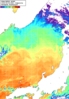 NOAA人工衛星画像:日本海, 1日合成画像(2026/06/06UTC)