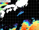 NOAA人工衛星画像:黒潮域, 1日合成画像(2026/06/14UTC)