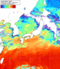 NOAA人工衛星画像:日本全域, 1日合成画像(2026/06/21UTC)