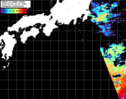NOAA人工衛星画像:黒潮域, パス=20260621 10:00 UTC