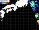 NOAA人工衛星画像:黒潮域, パス=20260621 10:30 UTC