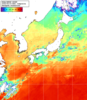 NOAA人工衛星画像:日本全域, 1日合成画像(2026/06/27UTC)