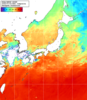 NOAA人工衛星画像:日本全域, 1日合成画像(2026/07/03UTC)