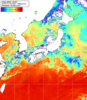 NOAA人工衛星画像:日本全域, 1日合成画像(2026/07/05UTC)