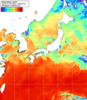 NOAA人工衛星画像:日本全域, 1日合成画像(2026/07/06UTC)