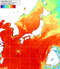 NOAA人工衛星画像:日本全域, 1日合成画像(2026/08/03UTC)