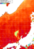 NOAA人工衛星画像:日本海, 1日合成画像(2026/08/11UTC)