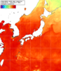 NOAA人工衛星画像:日本全域, 1週間合成画像(2026/08/06～2026/08/12UTC)