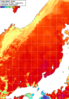 NOAA人工衛星画像:日本海, 1日合成画像(2026/08/12UTC)