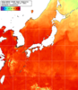 NOAA人工衛星画像:日本全域, 1週間合成画像(2026/08/07～2026/08/13UTC)