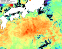 NOAA人工衛星画像:黒潮域, 1日合成画像(2026/08/13UTC)