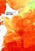 NOAA人工衛星画像:親潮域, 1日合成画像(2026/08/13UTC)