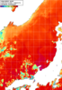 NOAA人工衛星画像:日本海, 1日合成画像(2026/08/13UTC)