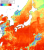 NOAA人工衛星画像:日本全域, 1日合成画像(2026/08/14UTC)