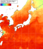 NOAA人工衛星画像:日本全域, 1週間合成画像(2026/08/08～2026/08/14UTC)