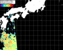 NOAA人工衛星画像:黒潮域, パス=20260815 13:10 UTC