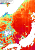 NOAA人工衛星画像:日本海, 1日合成画像(2026/08/15UTC)