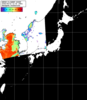 NOAA人工衛星画像:日本全域, パス=20260816 12:30 UTC