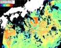 NOAA人工衛星画像:黒潮域, パス=20260815 23:30 UTC