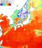 NOAA人工衛星画像:日本全域, 1日合成画像(2026/08/17UTC)