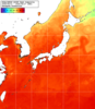 NOAA人工衛星画像:日本全域, 1週間合成画像(2026/08/11～2026/08/17UTC)